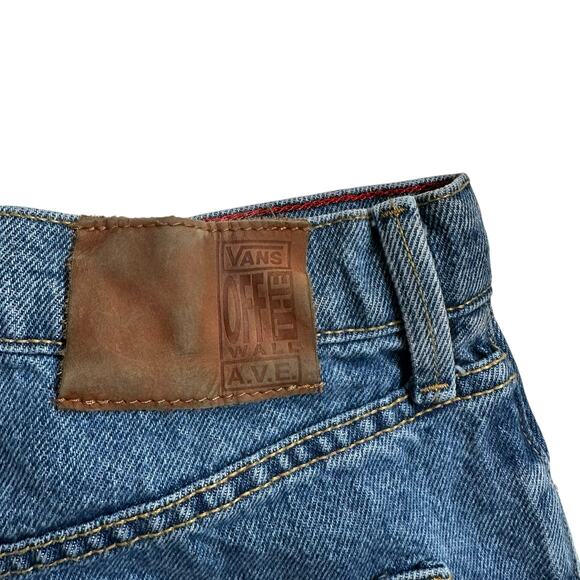 VANS Men's Covina 5 Pocket Relaxed Fit Jeans Medium Wash Size 30 Skater Street - Picture 7 of 10